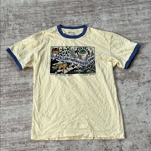 Parks Project Cream and Blue Graphic Colorado national parks T-Shirt